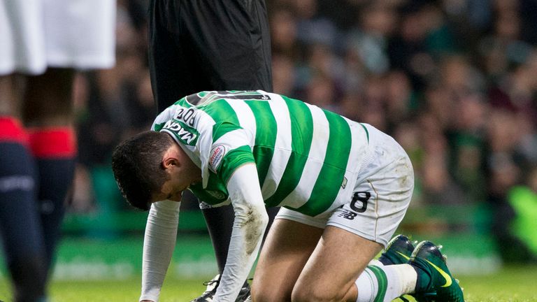 Rogic picked up the injury against Dundee in December