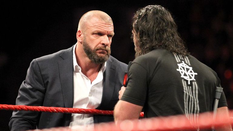 WWE Raw - Triple H and Seth Rollins