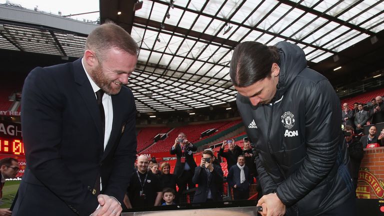<<enter caption here>> at Old Trafford on February 8, 2017 in Manchester, England.