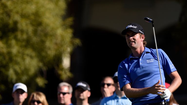 Webb Simpson during the final round of the Waste Management Phoenix Open at TPC Scottsdale