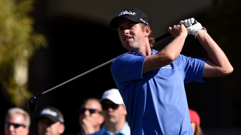 Webb Simpson during the final round of the Waste Management Phoenix Open at TPC Scottsdale