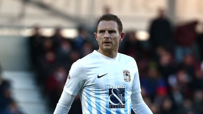 Stuart Beavon of Coventry City in action during the Sky Bet League One match between Northampton Town and Coventry City