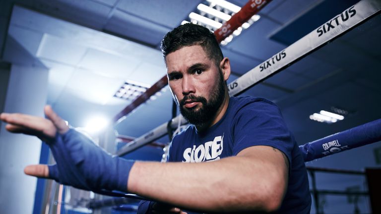 Tony Bellew trains at Dave Coldwell's Gym in Rotherham ahead of his fight against David Haye at the o2 Arena in london on 4th Marhc 2017.
6th February 2017