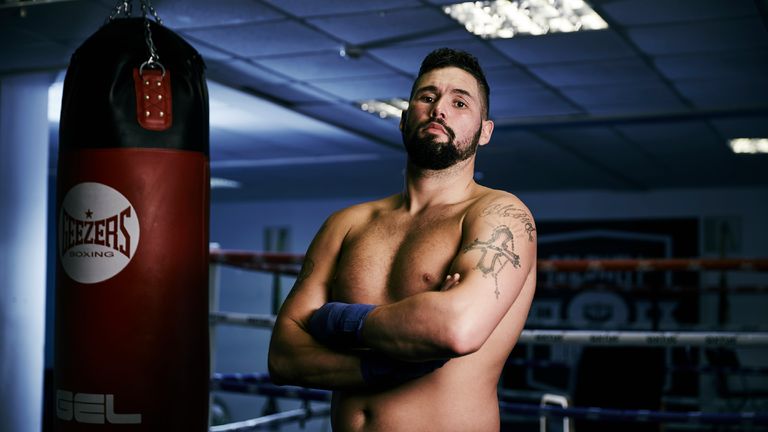 Tony Bellew trains at Dave Coldwell's Gym in Rotherham ahead of his fight against David Haye at the o2 Arena in london on 4th Marhc 2017.
20th February 201