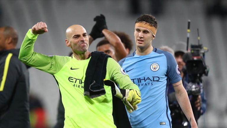 Willy Caballero has not conceded a goal in 356 minutes of first-team football