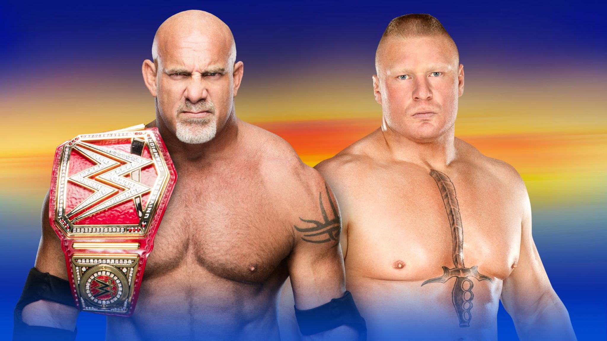 Goldberg accepts Brock Lesnar's WrestleMania challenge: photos