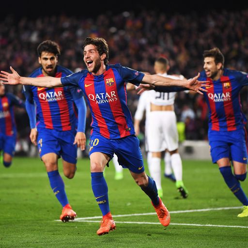 History boys Barca stun PSG