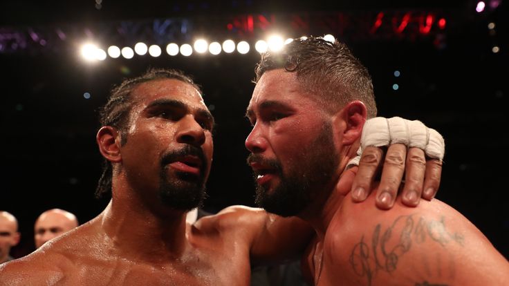 O2 BOXING 4-3-17.02,LONDON.PIC;LAWRENCE LUSTIG.Heavyweights.David Haye vs Tony Bellew