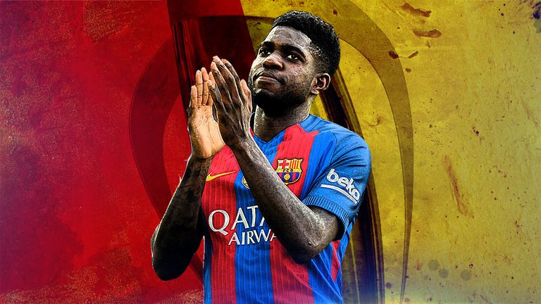 Barcelona defender Samuel Umtiti has won his first 16 games that he has started for the club