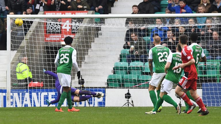 Craig McGuffie pulls a goal back for Ayr