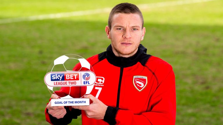 Paul Mullin of Morecambe won the League Two award