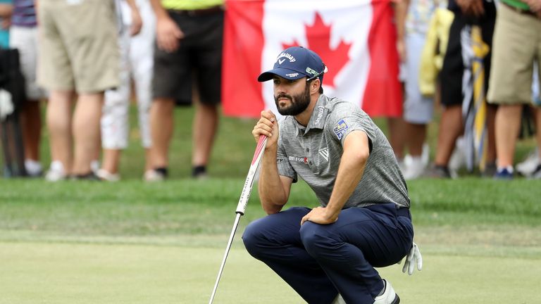 Adam Hadwin attracted support from his homeland