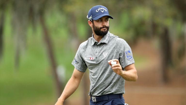 Adam Hadwin during the final round of the Valspar Championship at Innisbrook