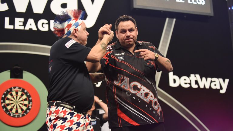 Wright and Wayne Mardle were quick to praise Adrian Lewis for his own performance