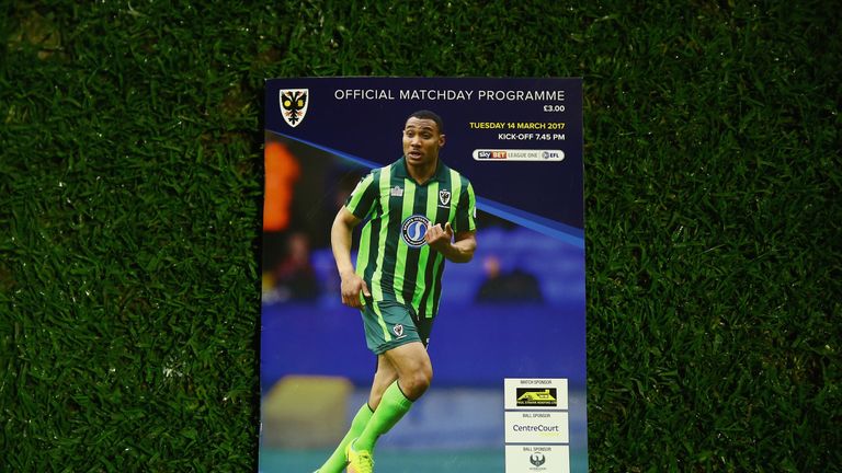 AFC Wimbledon's matchday programme made no mention of their opponents