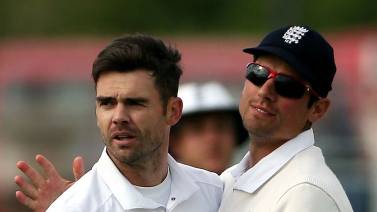 James Anderson and Alastair Cook could clash at Chelmsford