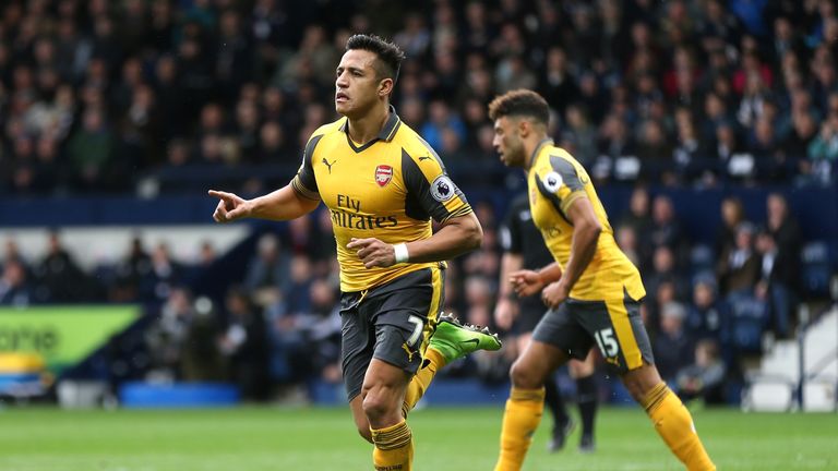 Alexis Sanchez has scored 18 goals in the Premier League this season