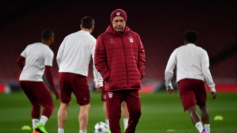 Carlo Ancelotti says he will play a full strength team at the Emirates on Tuesday