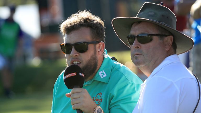 Andrew "Beef" Johnston and Wayne "Radar" Riley at the Valspar Championship