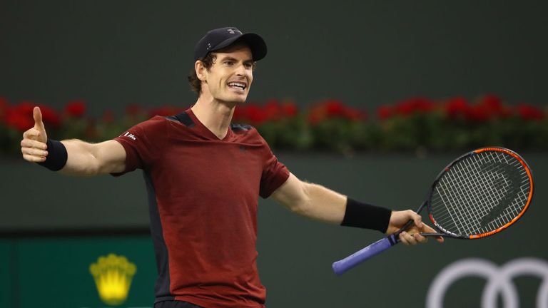 It was a frustrating night for Murray against his Canadian opponent