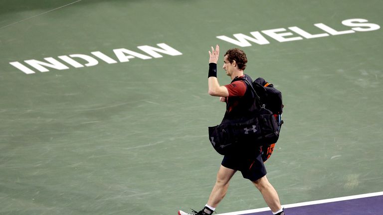 Andy Murray's bid for a maiden Indian Wells title is over after defeat to Vasek Pospisil
