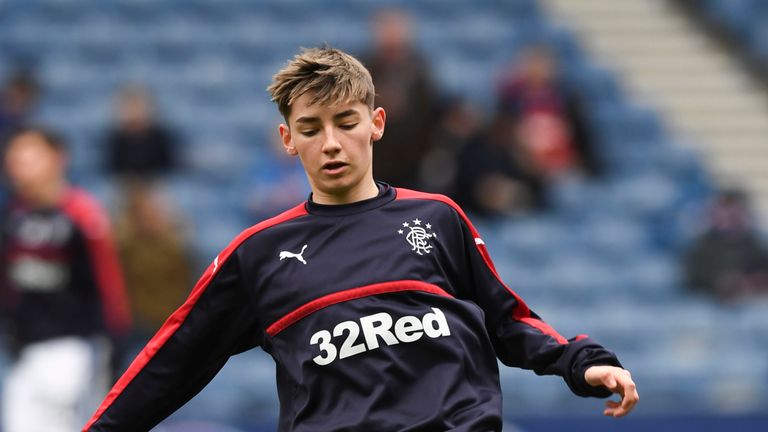 Rangers' Billy Gilmour has already trained with the first-team