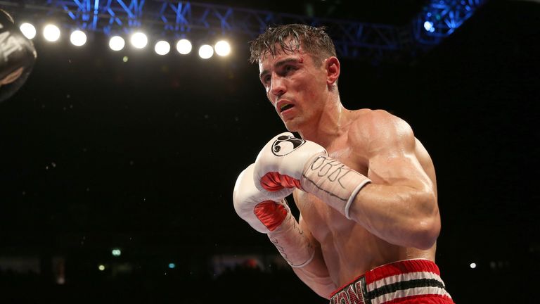 Anthony Crolla during the WBA, WBC Diamond and Ring Magazine Lightweight World Titles fight at Manchester Arena