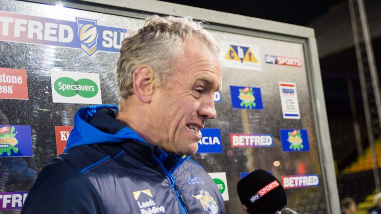 Leeds coach Brian McDermott reflects on his side's performance after their 66-10 loss to Castleford.