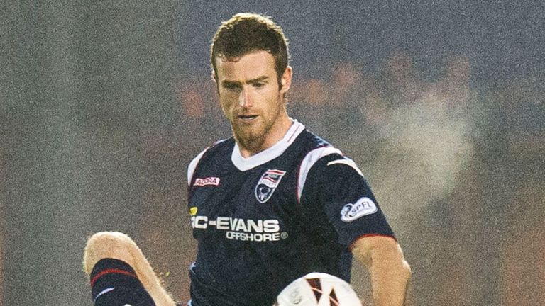 Brian McLean during his time with Ross County