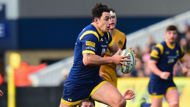 Bryce Heem attacks for Worcester