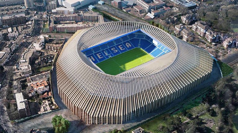 Computer generated image of Chelsea's redevelopment stadium plans (credit: Hussain Nazrul/Herzog and de Meuron/Hammersmith and Fulham Council/PA)