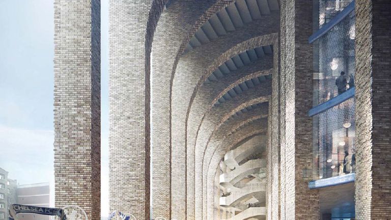 Computer generated image of Chelsea's redevelopment stadium plans (credit: Hussain Nazrul/Herzog and de Meuron/Hammersmith and Fulham Council/PA)