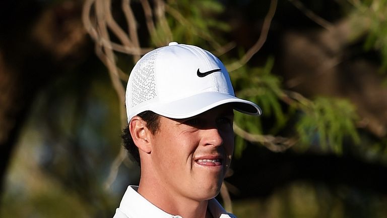 Cody Gribble took his life in his hands as he tapped the alligator on the tail at Bay Hill