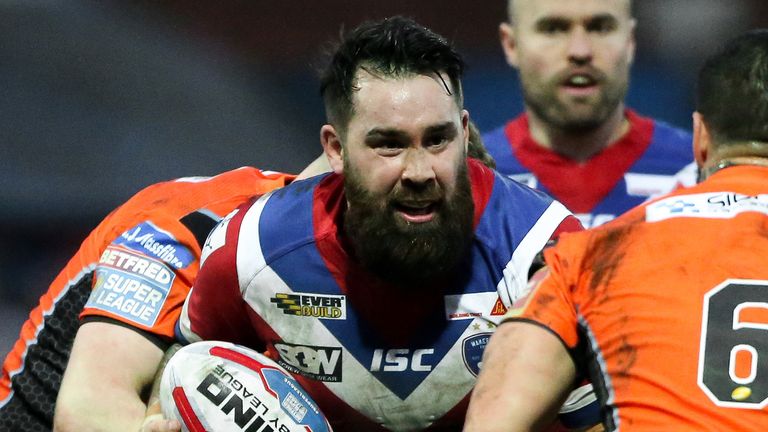 Craig Huby on the charge for Wakefield