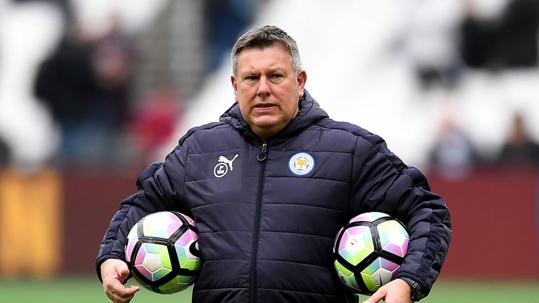 Craig Shakespeare during the warm up prior to kick-off at the London Stadium
