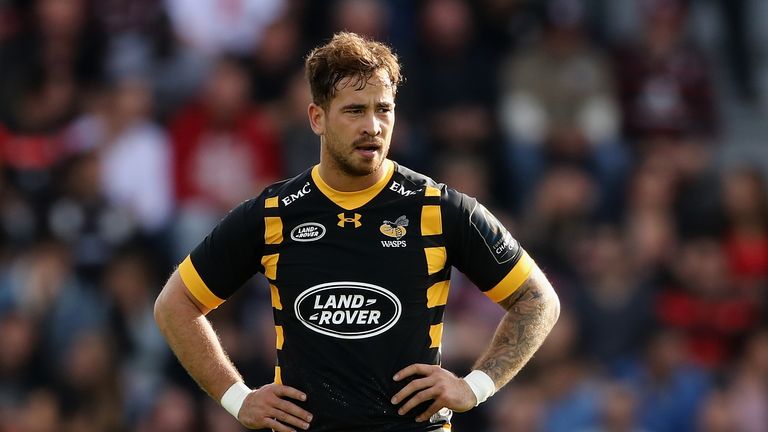 TOULOUSE, FRANCE - OCTOBER 23 2016:  Danny Cipriani of Wasps looks on during the European Champions Cup match between Toulouse and Wasps