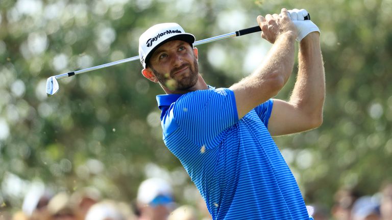 Dustin Johnson during the semi-finals of the World Golf Championships-Dell Technologies Match Play