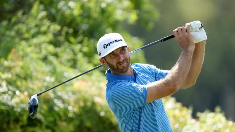 Dustin Johnson during the final of the 2017 Dell Match Play at Austin Country Club