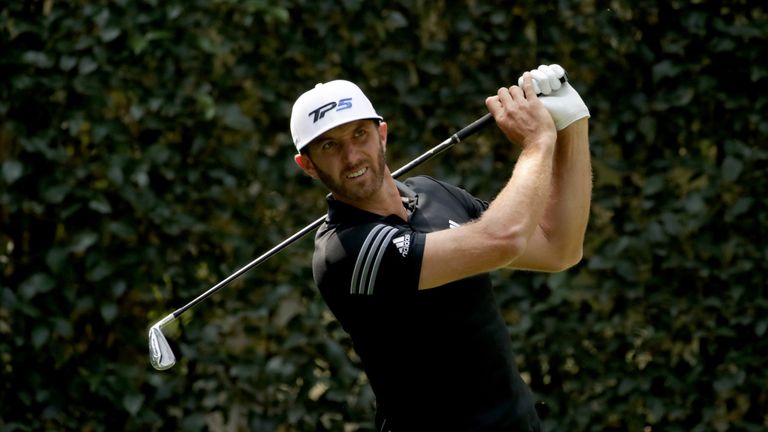 MEXICO CITY, MEXICO - MARCH 04:  Dustin Johnson of the United States plays his tee shot on the fifth hole during the third round of the World Golf Champion