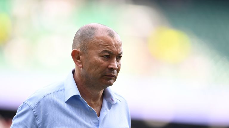 LONDON, ENGLAND - MARCH 11 2017:  Eddie Jones the England head coach prior to the RBS Six Nations match between England and Scotland at Twickenham