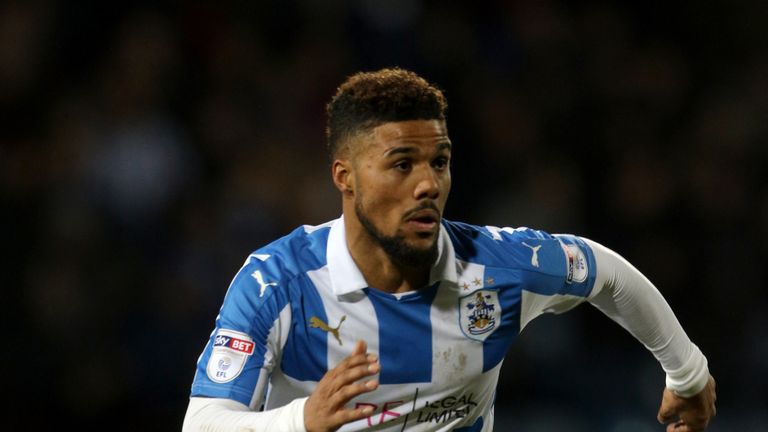 Huddersfield Town's Elias Kachunga