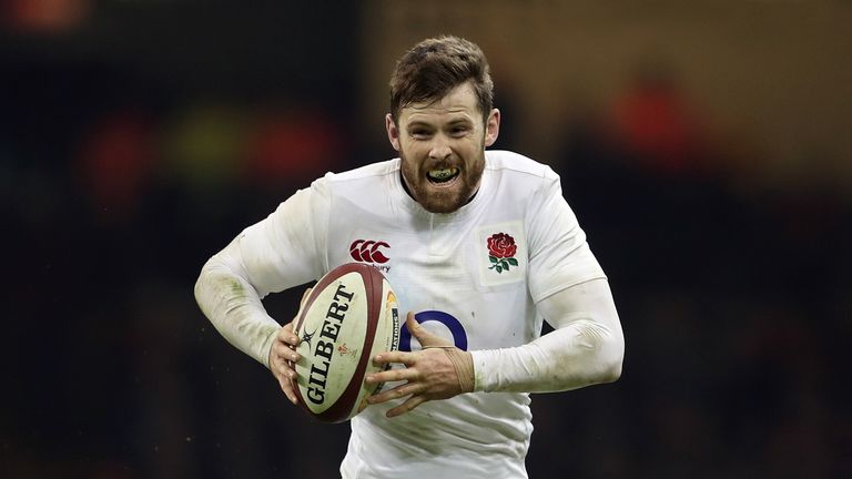 England's Elliot Daly during the RBS 6 Nations match at the Principality Stadium, Cardiff. 