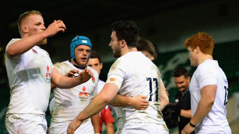 England scored five tries in their victory over neighbours Scotland