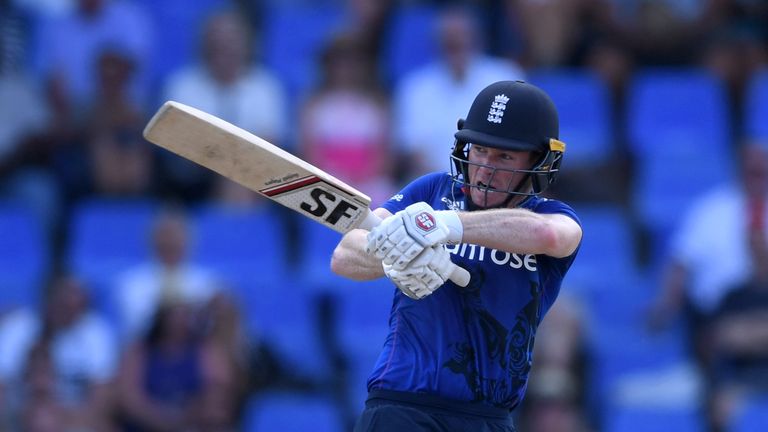 Eoin Morgan batted superbly during the England innings