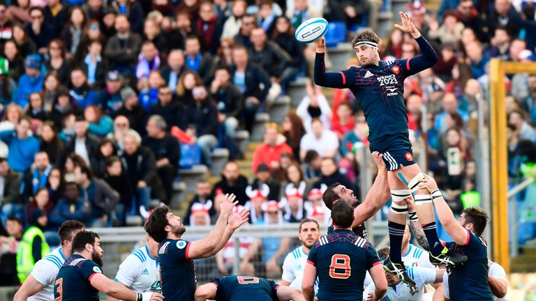 France's lineout was dominant in Rome