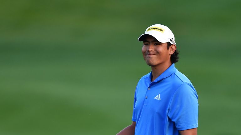 Gavin Green during the third round of the Hero Indian Open at Dlf Golf and Country Club