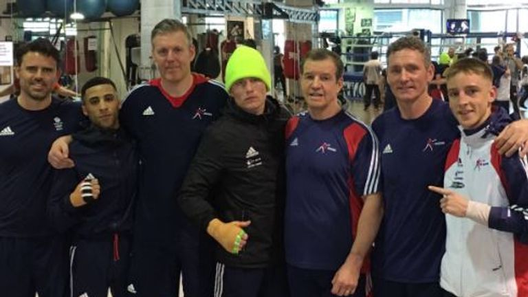 Jack joins up with his GB team-mates and coaches in Italy (@PaulWalmsley)