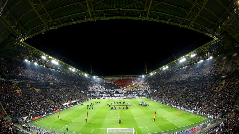 General view prior to the international friendly match between Germany and England at Signal Iduna Park