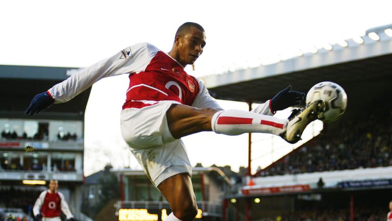 Gilberto was part of Arsenal's Invincibles side in 2003/04