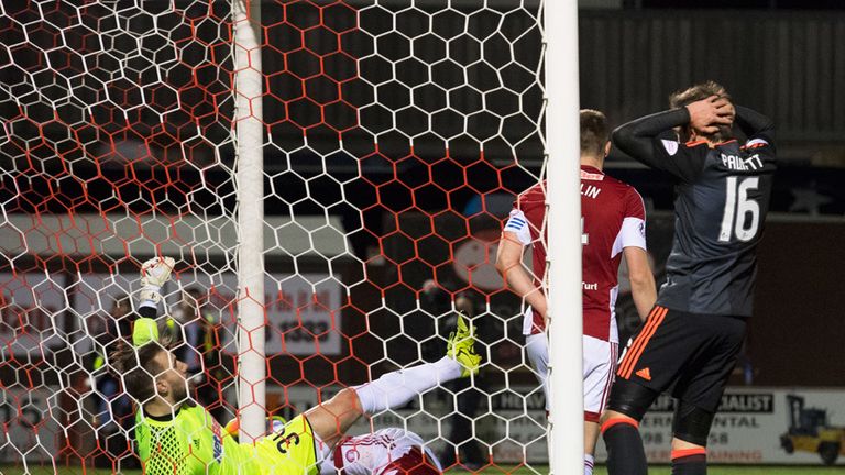 Hamilton defended resolutely against Aberdeen at New Douglas Park